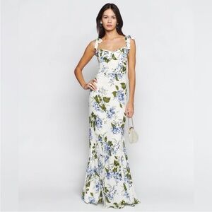 Reformation Jasen Dress in Riviera